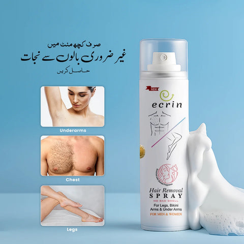Ecrin Hair Removal Foaming Spray - Fragrance 200ml